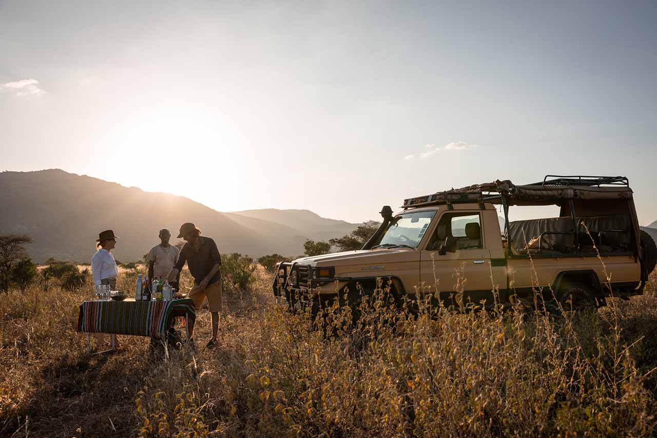 Sundowners on mobile safari