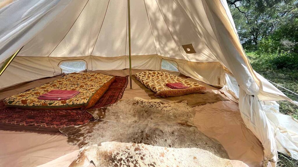 Mobile Safari glamping