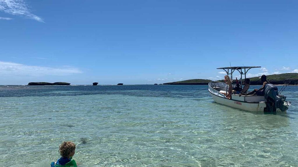 Relaxing in the sea holiday homes on Kiwayu Island